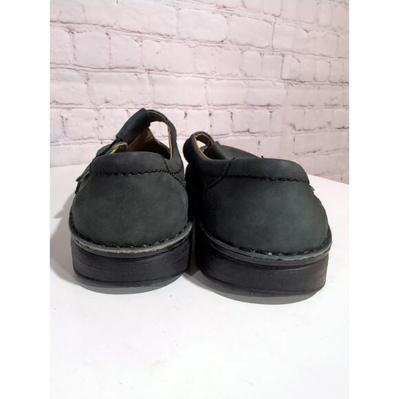 Birkenstock Madeira Black Nubuck Mary Jane Sandals Size 39 Women's 8-9 READ - Picture 10 of 13